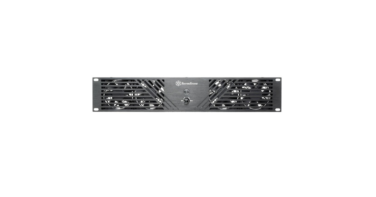 SilverStoneRCP2B-480 case fans  (Zwart, 4 stuks, 80 x 80 x 25 mm, 2U externe fan module)