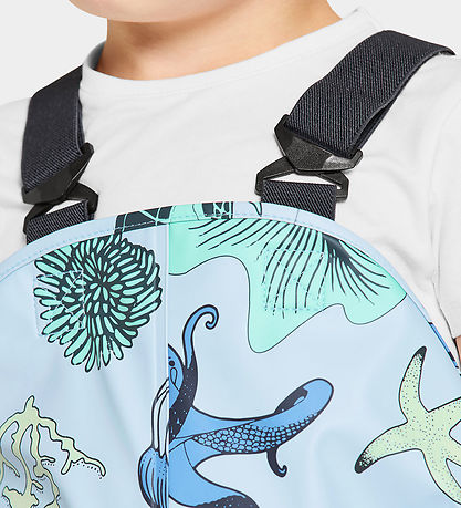 Didriksons Regenkleidung m. Träger - PU - Waterman - Ocean Multi