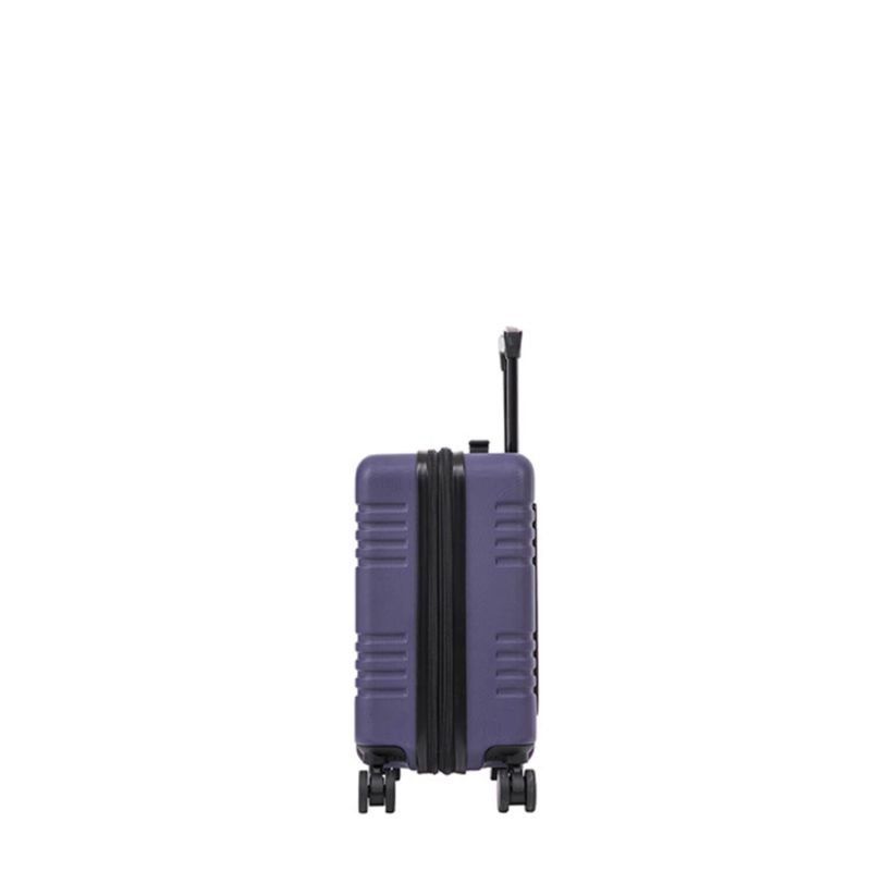 Valise underseat rigide Déclic Extensible 45 cm Violet