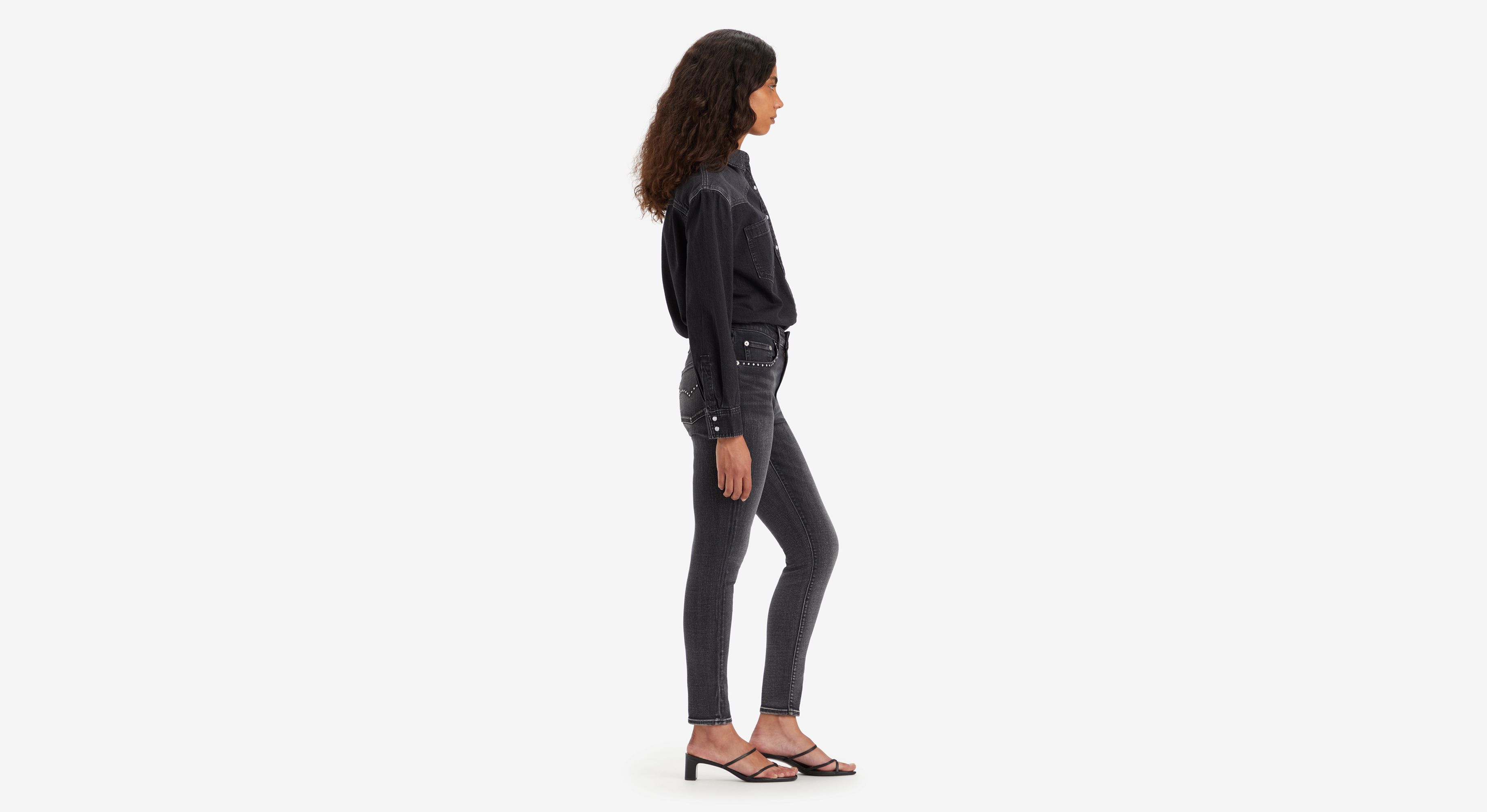 Jean 721™ taille haute skinny - Shining Brighter - Noir