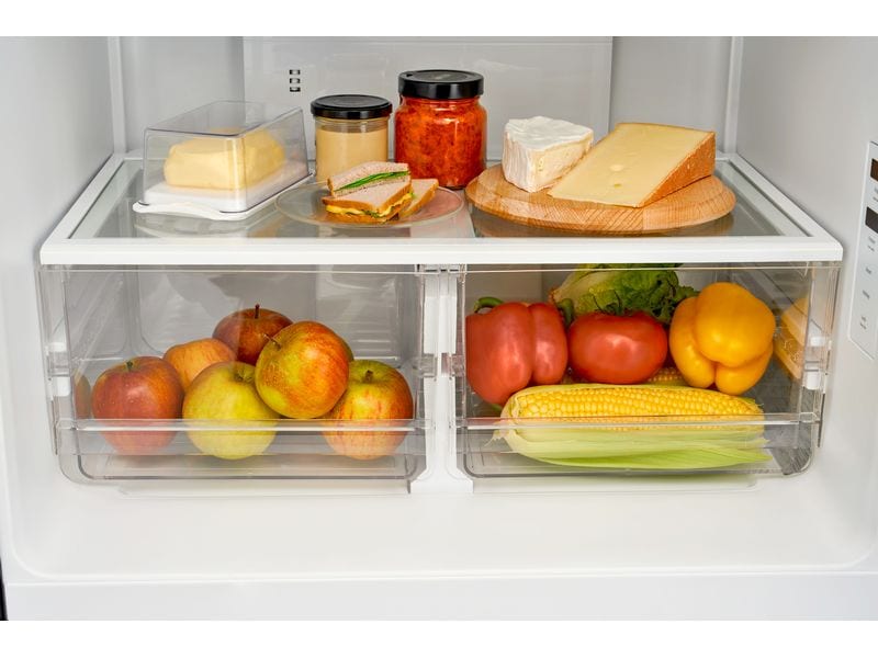 Trisa Kühl-Gefrierkombination Frescolino Classic Creme, Rec Kombigerät mit Kühlschrank und Gefrierschrank
