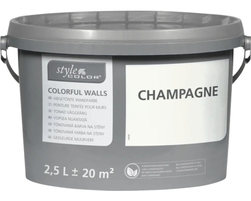 StyleColor COLORFUL WALLS muur- en plafondverf champagne 2,5 L