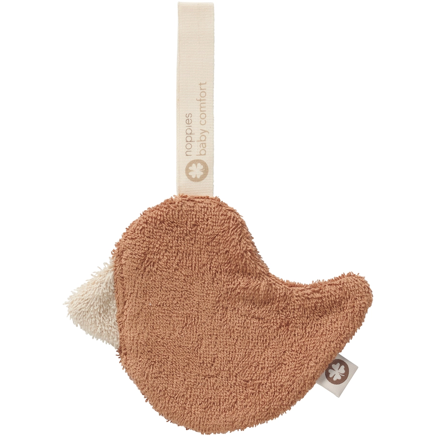 Noppies Schnullertuch Duck pacifier cloth Indian Tan