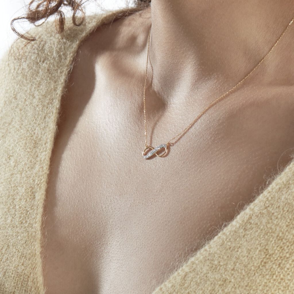 Collier Maryeme Infini Glitter Or Jaune