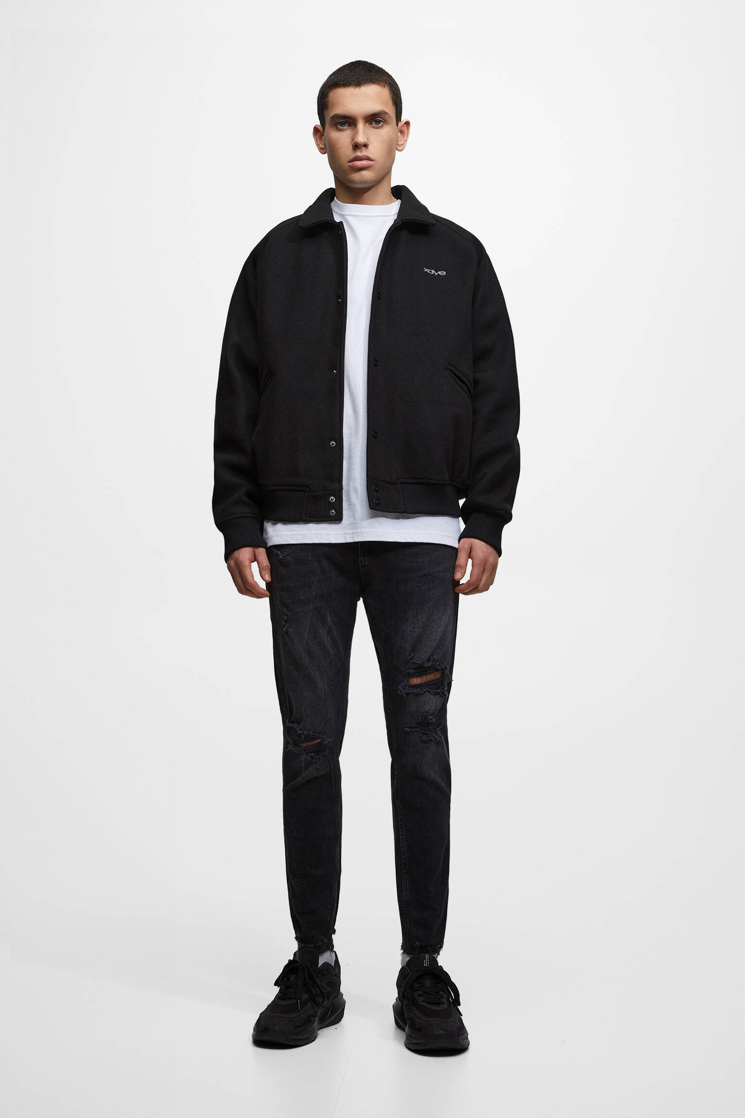 JEANS CENOURA FIT Rasgado - NEG-DELAV