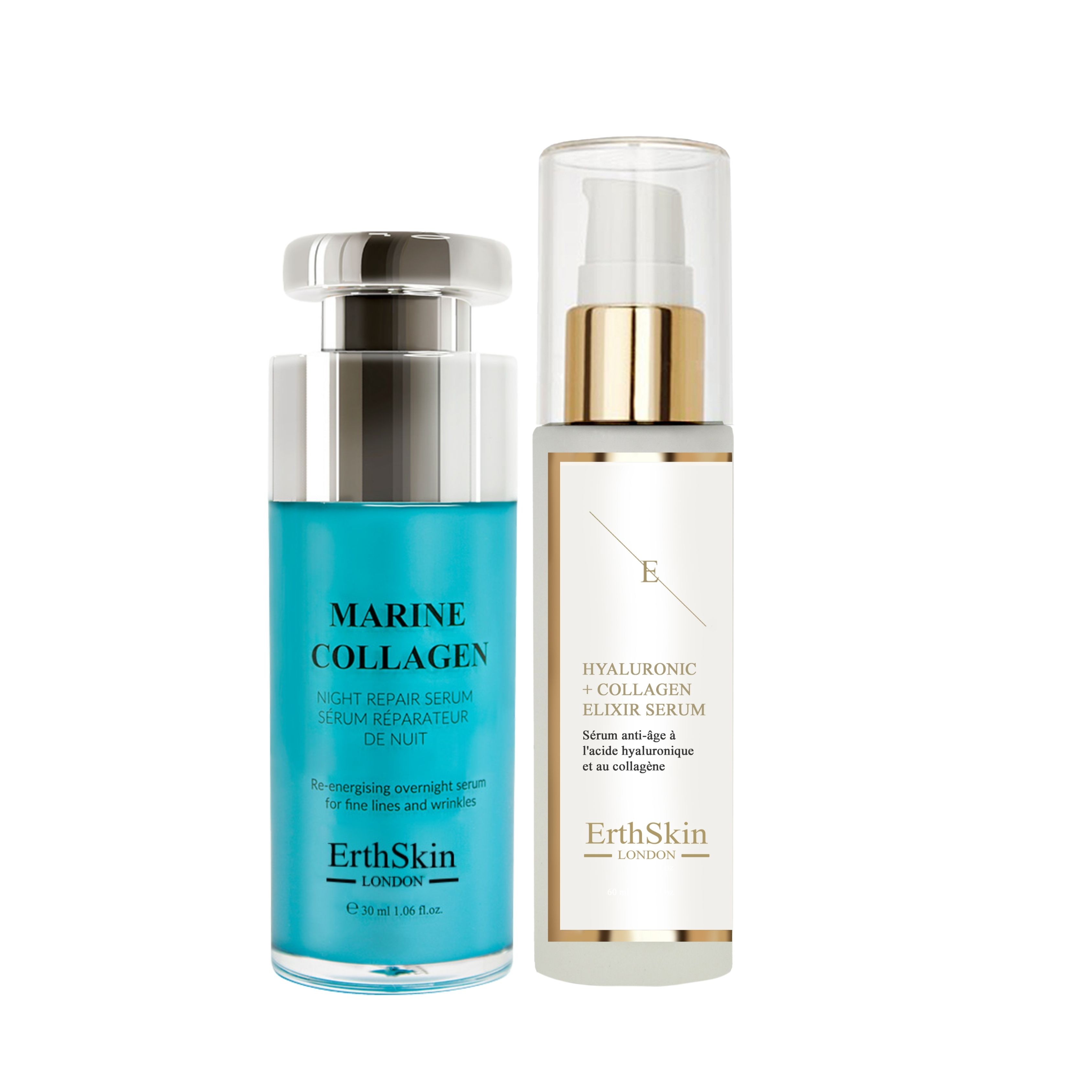 Erth skin london Kollagenserum+ Night Repair Serum set