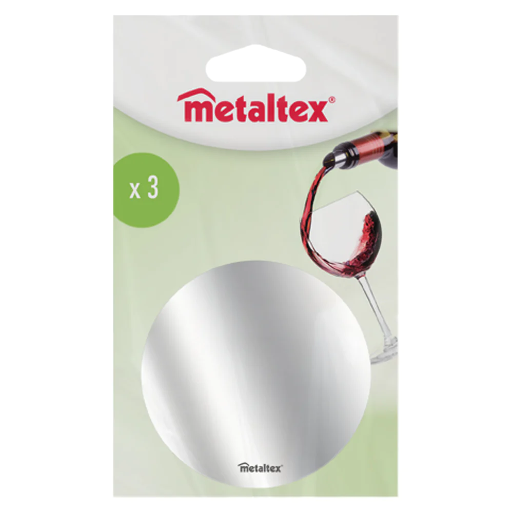 Paquet de 3 feuilles anti-gouttes en aluminium Metaltex