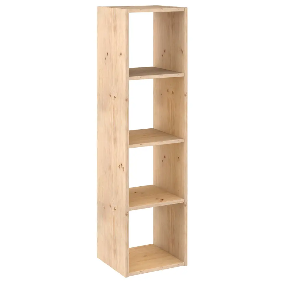 Astigarraga Dinamic Vakkenkast open - 4 vakken - PEFC grenen - 140x36cm