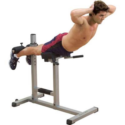 BODYSOLID Banc à lombaire horizontal