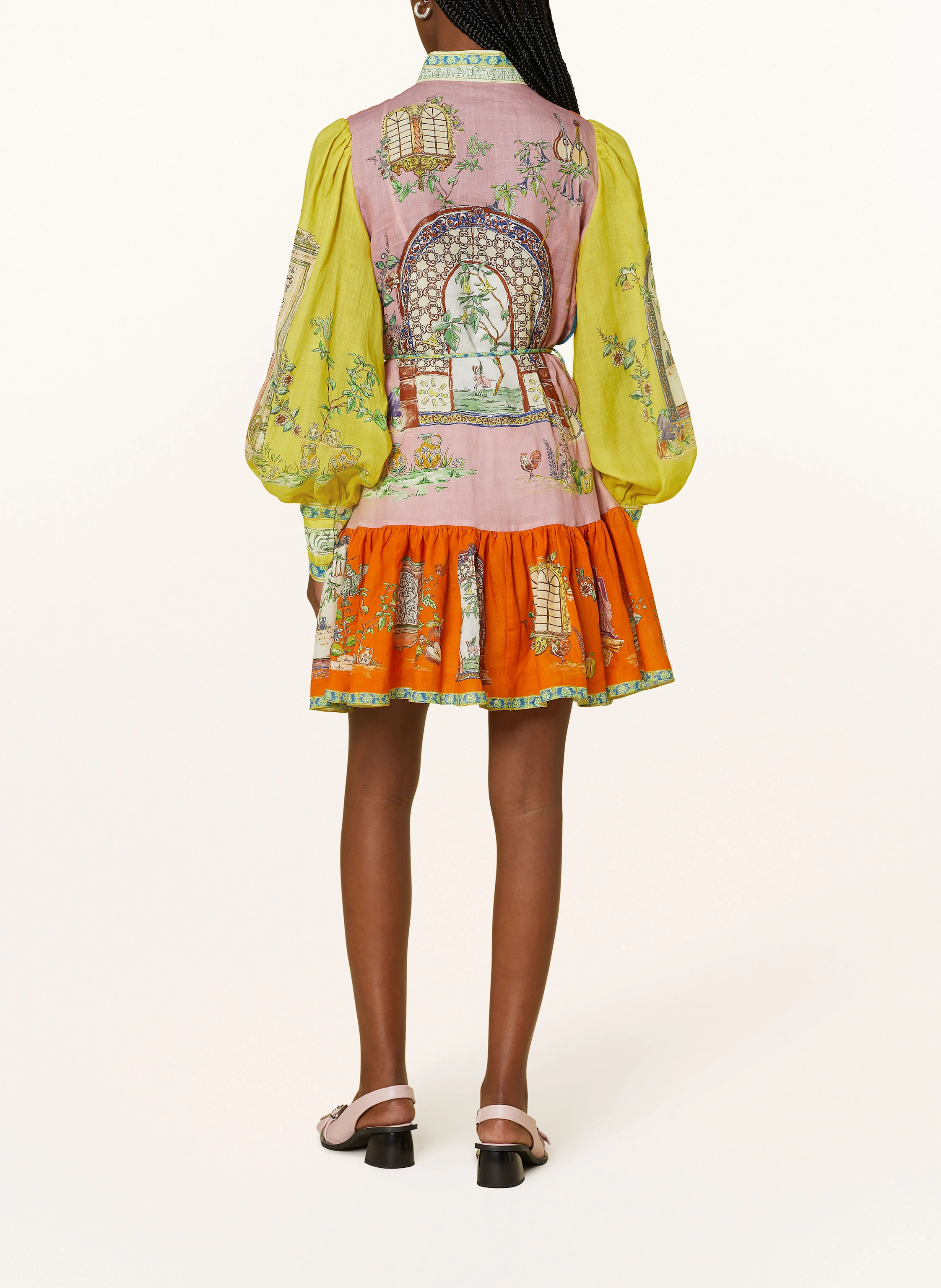 ALÉMAIS Kleid MONTE mit Rüschen