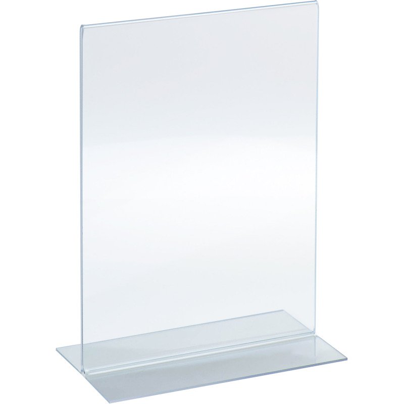 Présentoir de table double face A5 transparent
