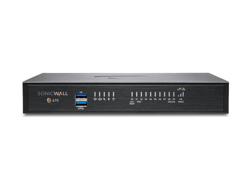SonicWall Firewall TZ-670 Secure Upgrade Plus Essential 2 J TZ-SERIE Next-Generation Firewall (NGFW)