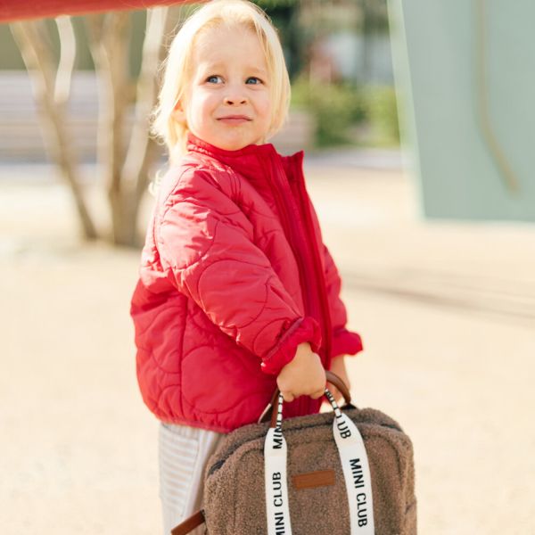 Childhome Mini Club Kinderrugzak - Signature - Teddy - Zacht Bruin