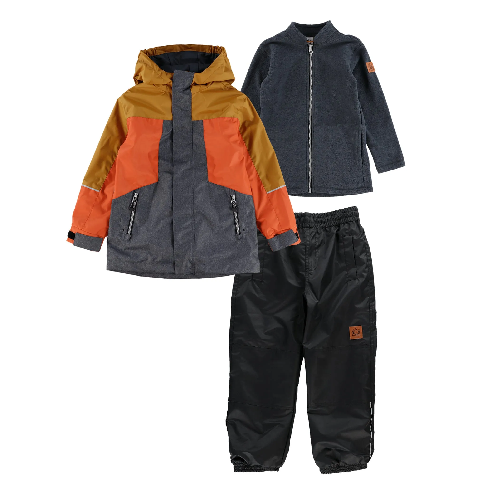 Deer Mountain Ensemble Extérieur 3-en-1 Colorblock 7-12ans