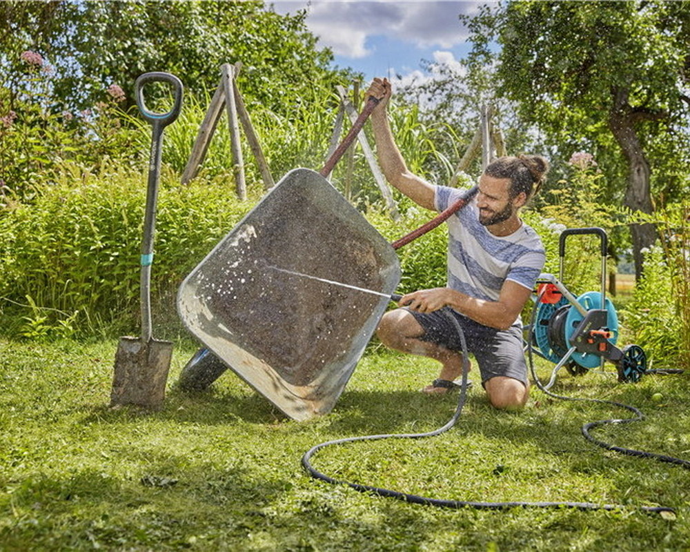 Kit tuyau liano™life 20m, ø 13mm + pièces gardena system - léger et résistant