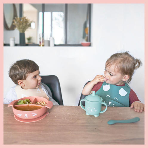 Coffret Repas 15-24 mois 4 pièces LEARN'ISY Chien - BABYMOOV