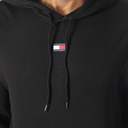 Sweat Capuche Rib 2964 Noir