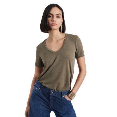 Tee-shirt à manches courtes femme OP00000 PLEASE