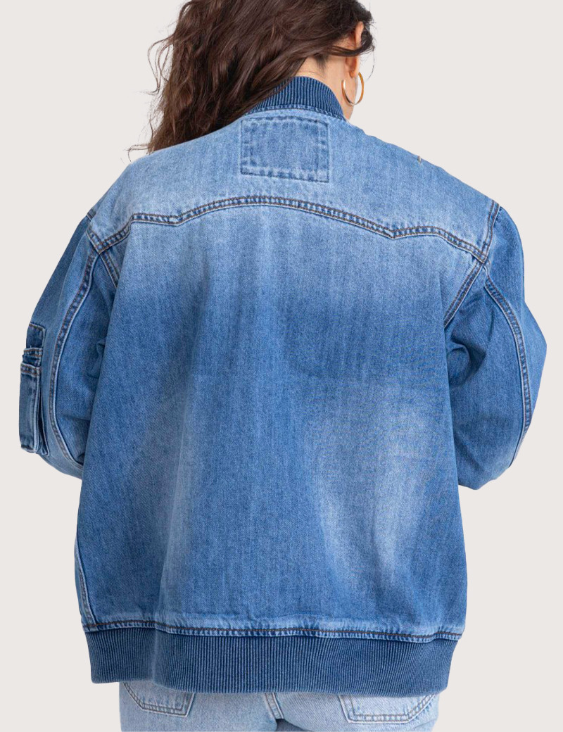 BOMBERS ORIGINALS BOMBERS FEMME DENIM BLEU CELESTE