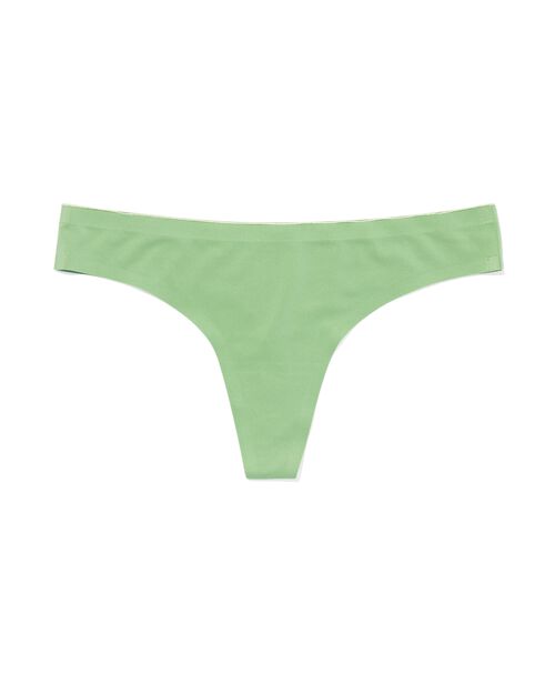 string femme second skin en micro vert moyen