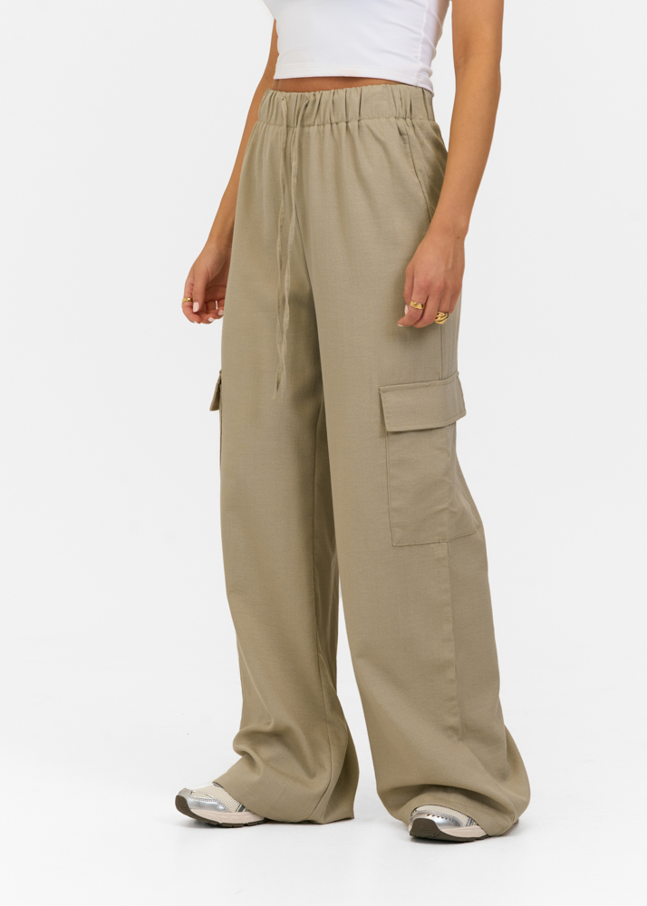 Luna cargo broek lichtgroen