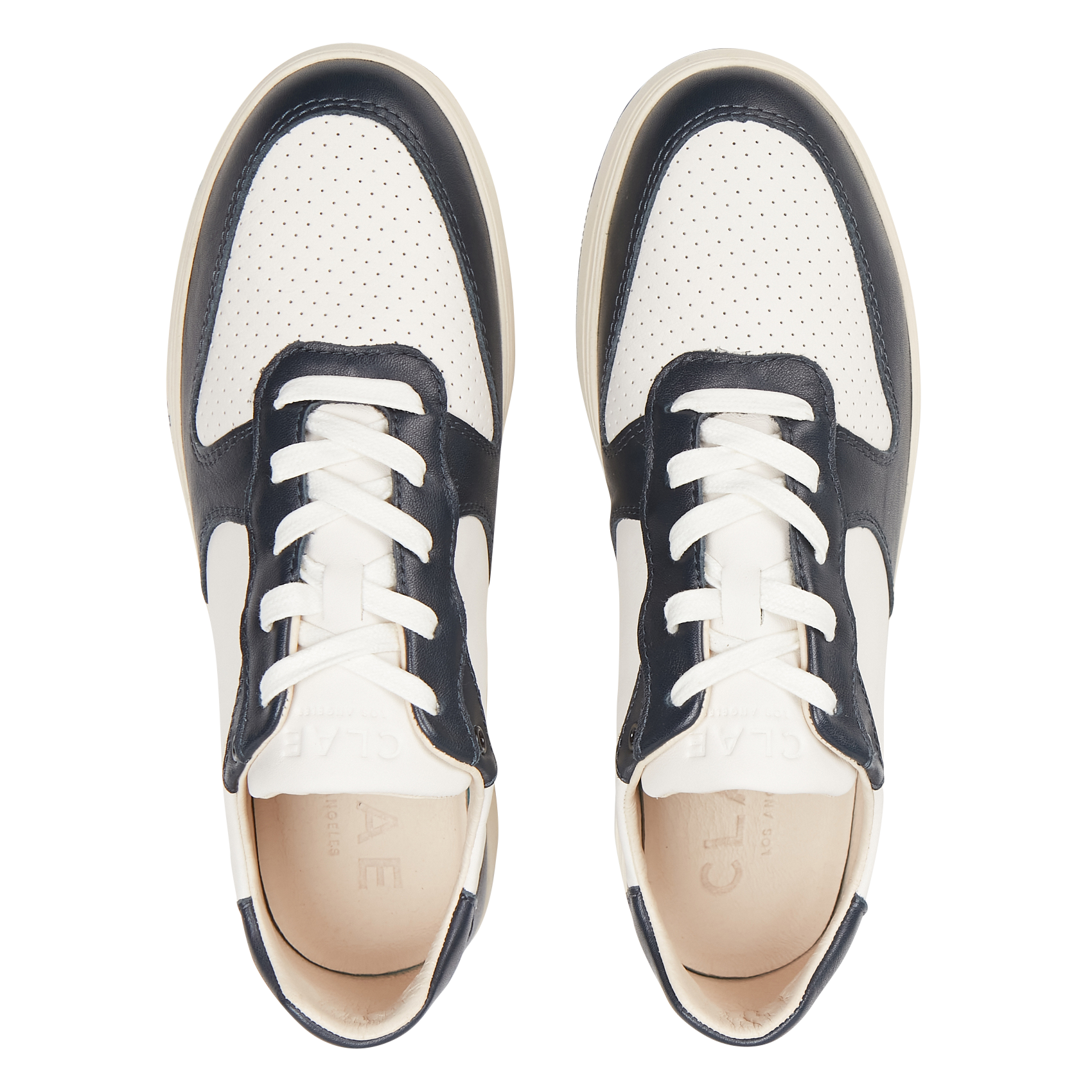 MALONE - Baskets basses en cuir| Blanc