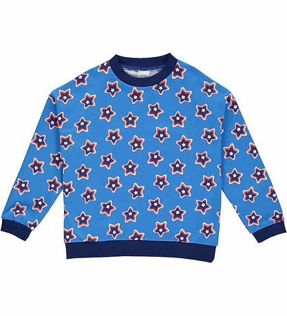 Freds WoRød Sweatshirt - Star - Happy Blue