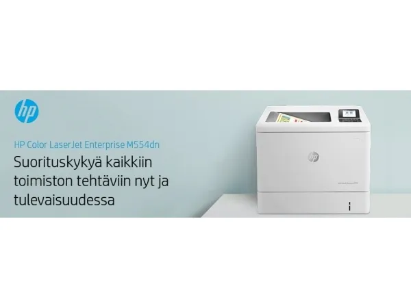 HP LaserJet Enterprise M554dn - Printer - farve - Duplex - laser - A4/Legal - 1200 x 1200 dpi - op til 33 spm (mono) / op til 33 spm (farve) - kapacitet: 650 ark - USB 2.0, Gigabit LAN, USB 2.0 vært