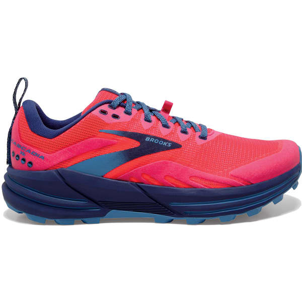 Chaussure trail BROOKS CASCADIA 16 W PINK/FLAMBE/COBALT