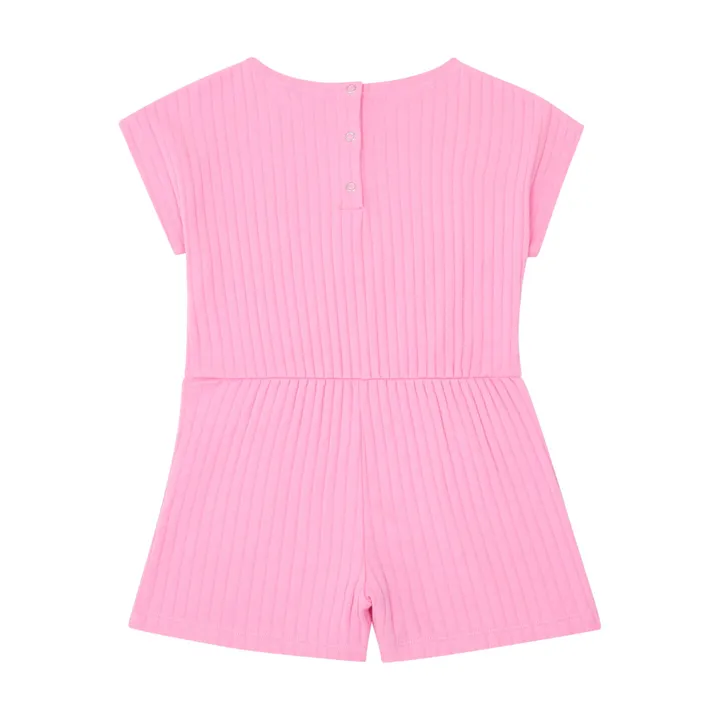Hundred Pieces Combinaison Coton Bio Rib | Rose