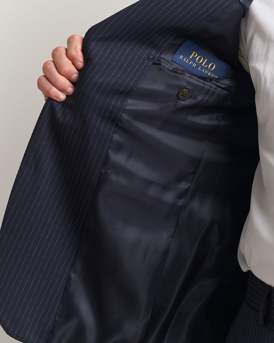 Polo Ralph Lauren Single Breasted Pinstripe Sportcoat Navy/Grey