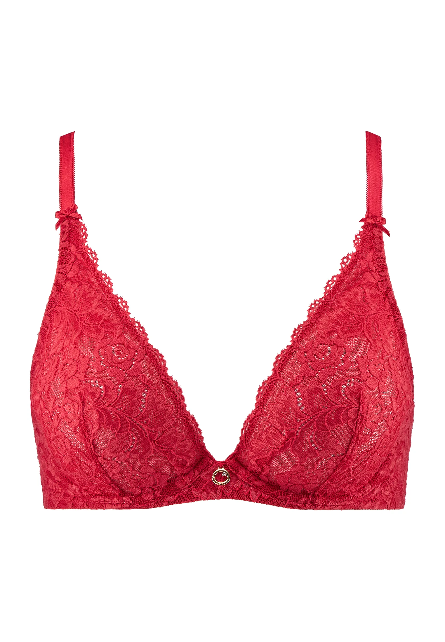 ROSESSENCE - Soutien-gorge triangle avec armatures | Rouge