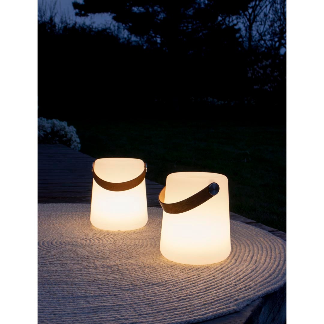 Bristol LED oplaadbare lamp, wit. 17 x 17 x 21 cm
