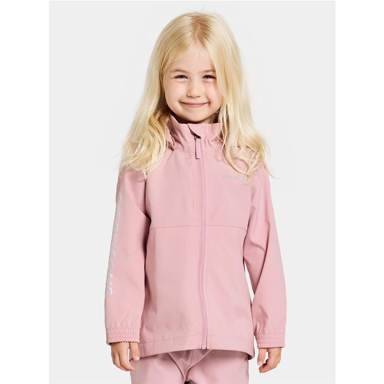 Didriksons Hallon Kids Jkt Soft Pink