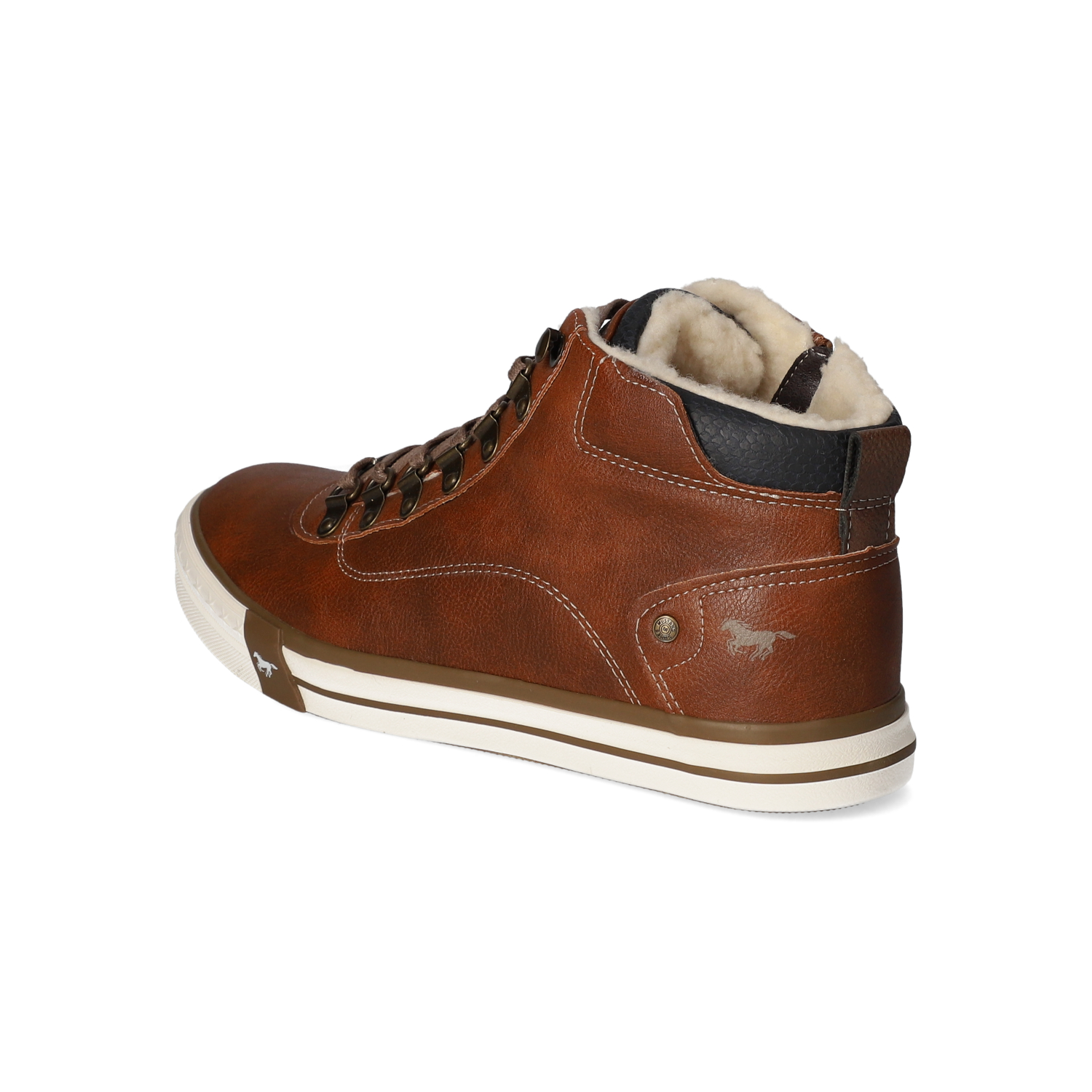 Mustang High Sneaker - cognac