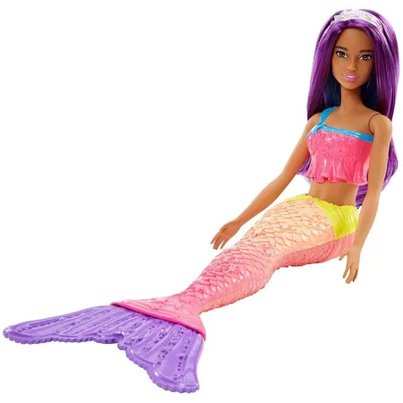 Barbie Dreamtopia Regenbogen-Meerjungfrau (lila Haare)