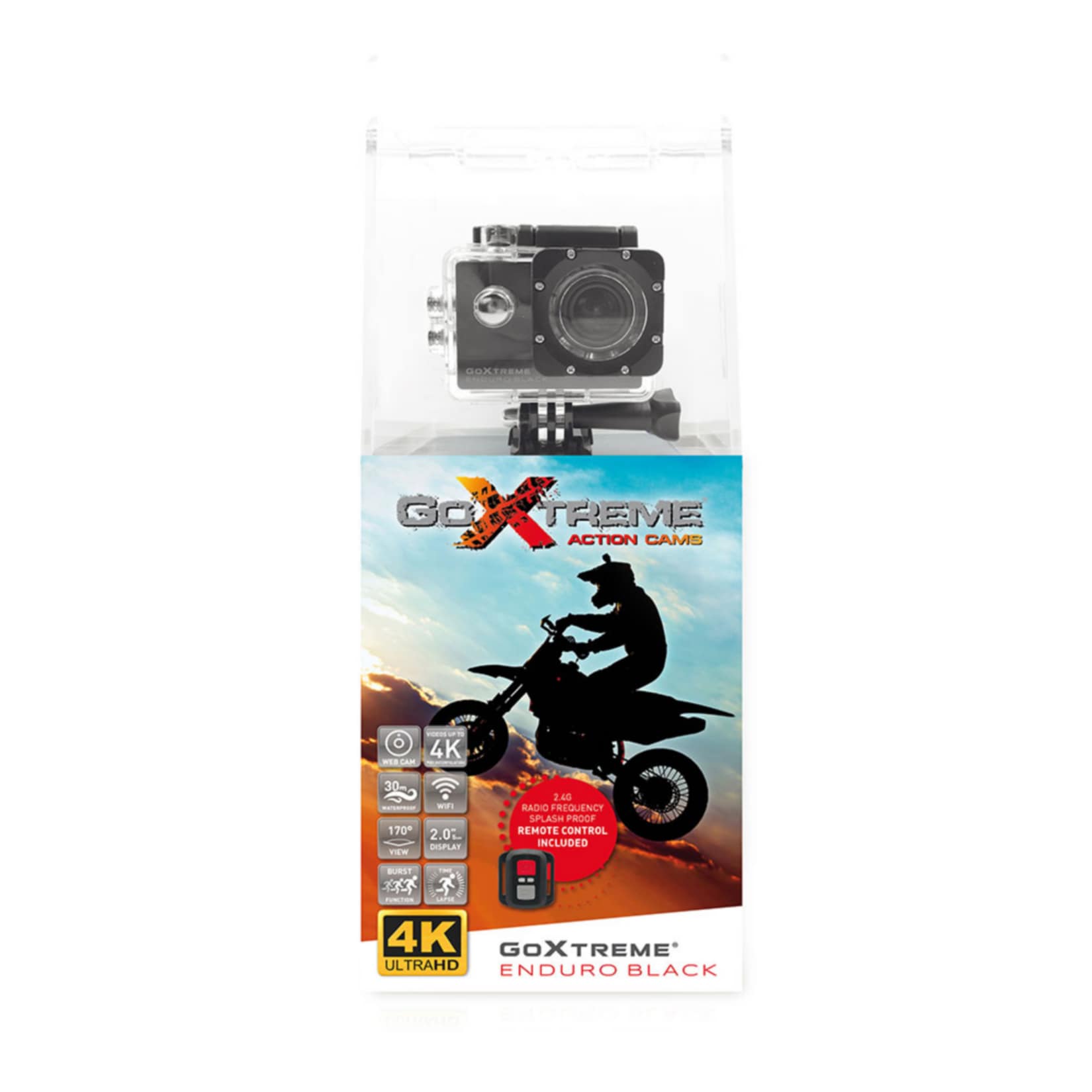 GOXTREME ENDURO BLACK 4K Action Cam