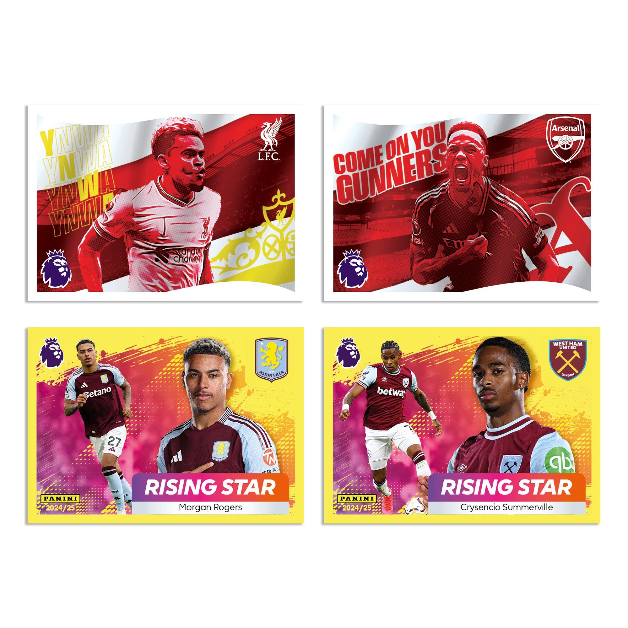 Panini Premier League 24 25 9 Pack Sticker Set