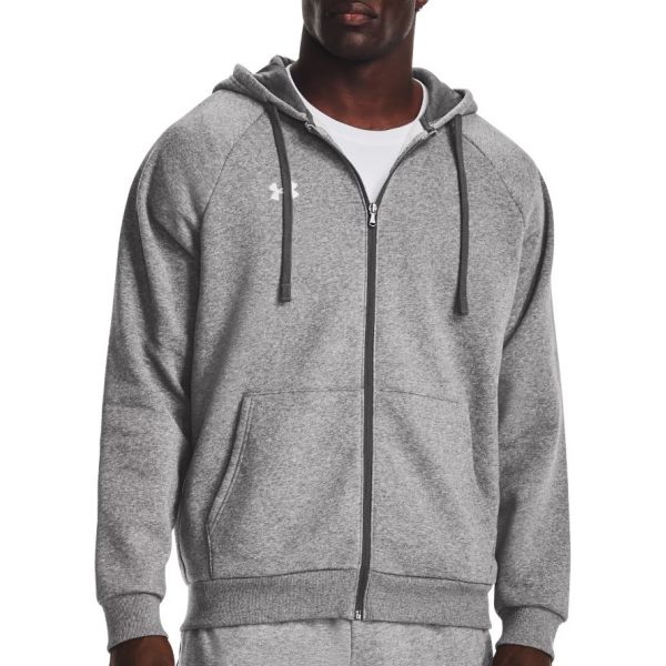 Under Armour Sweatshirt Homem com Capuz Ua Rival Fleece Fz Hoodie-gry 1379767-025 M Cinzento