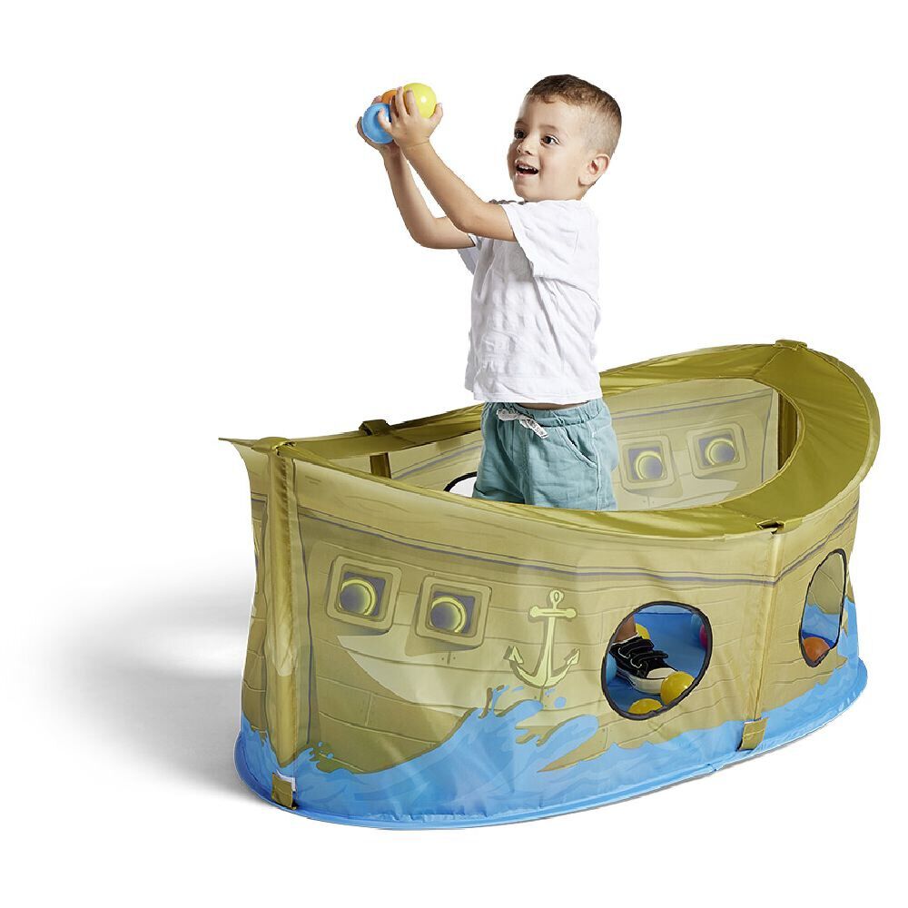 Piscine à balles bateau pirate 110x75xH50cm