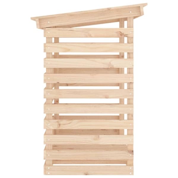 vidaXL Vedstativ 108x73x108 cm heltre furu