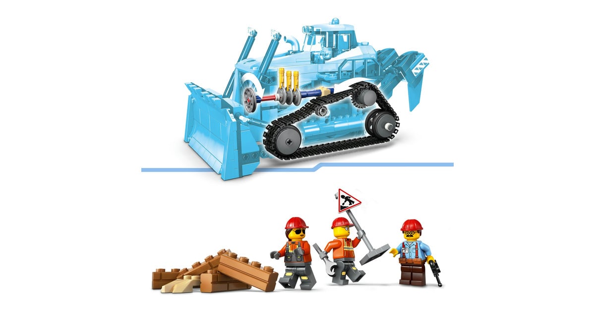 LEGOCity - Gele bulldozer Constructiespeelgoed  (60466)