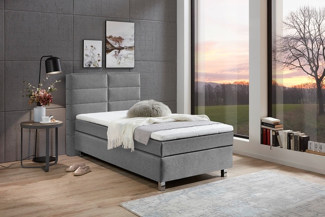 Westfalia Schlafkomfort Boxspringbett wahlweise mit Kaltschaum-Topper