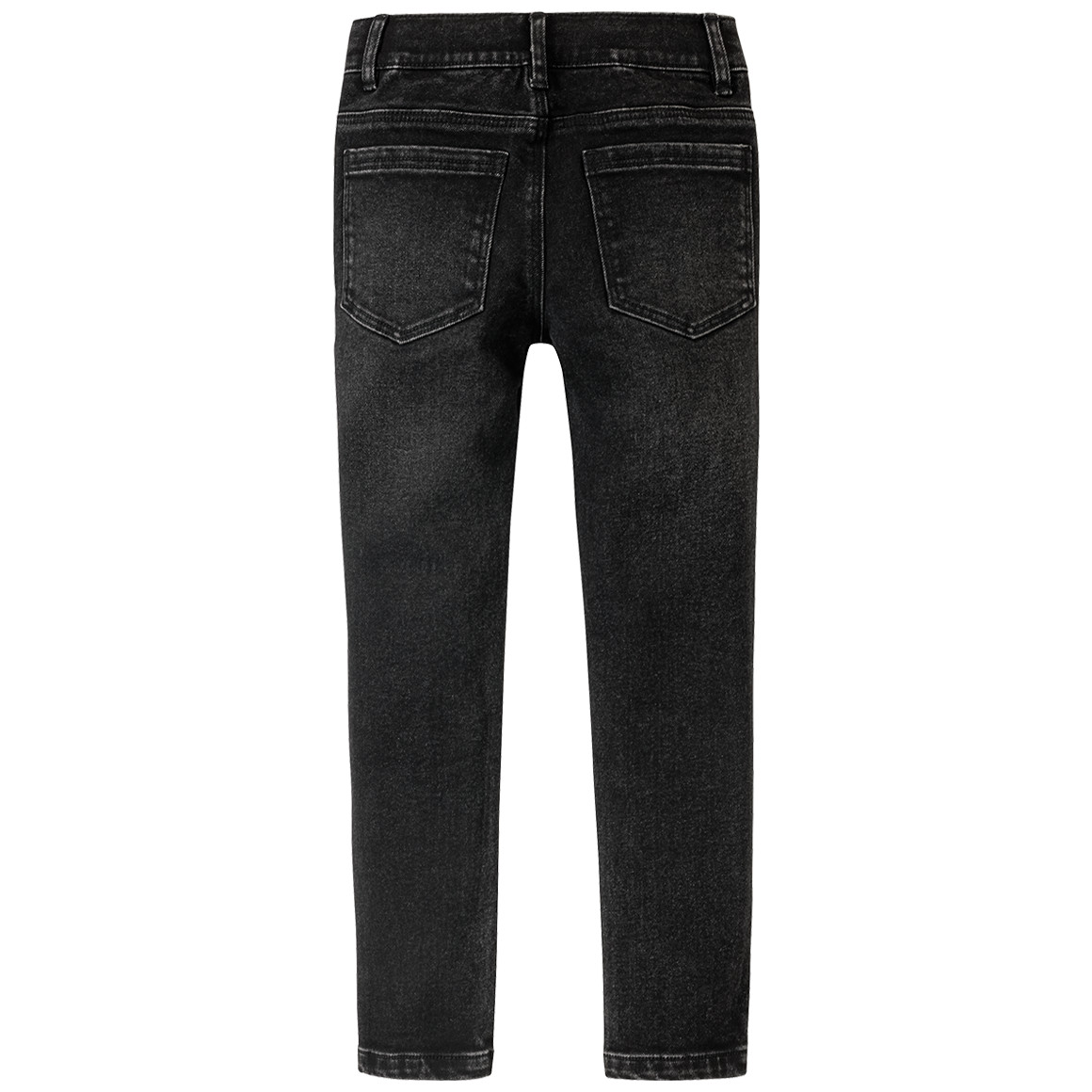 Jonas Nielsen Jungen Slim-Jeans mit Used-Waschung dunkelgrau
