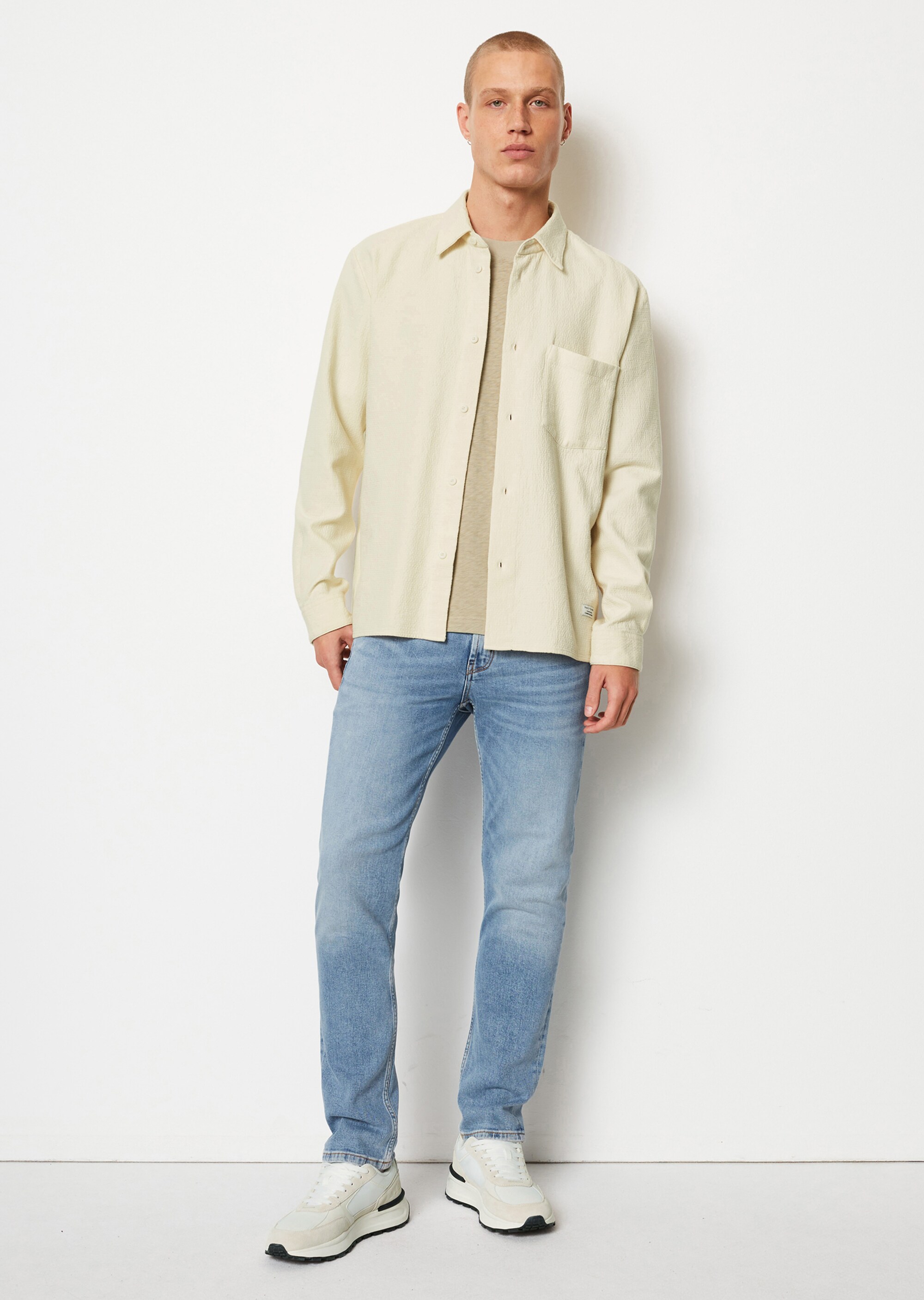 Overshirt aus doppelt gewebter Bio-Baumwolle