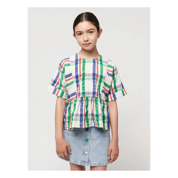 Bobo Choses Blouse à Carreaux Enfant | Ecru