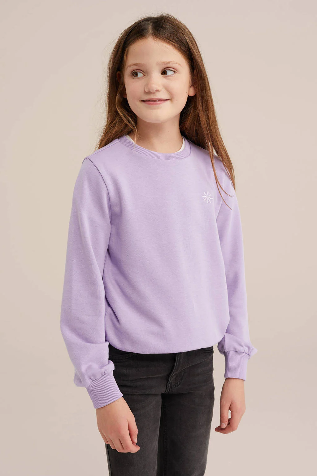 WE Fashion sweater lila
