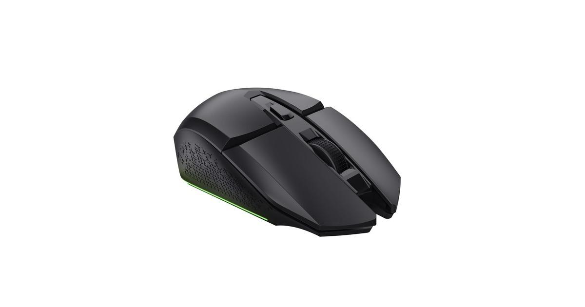 TrustGXT 110 Felox verlichte draadloze gaming muis  (Zwart, RGB | 800 - 4800 dpi)