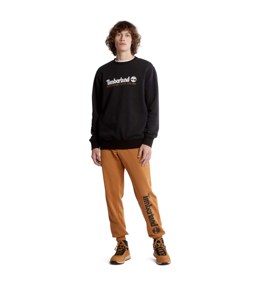Suéter Timberland WWES com gola redonda preto