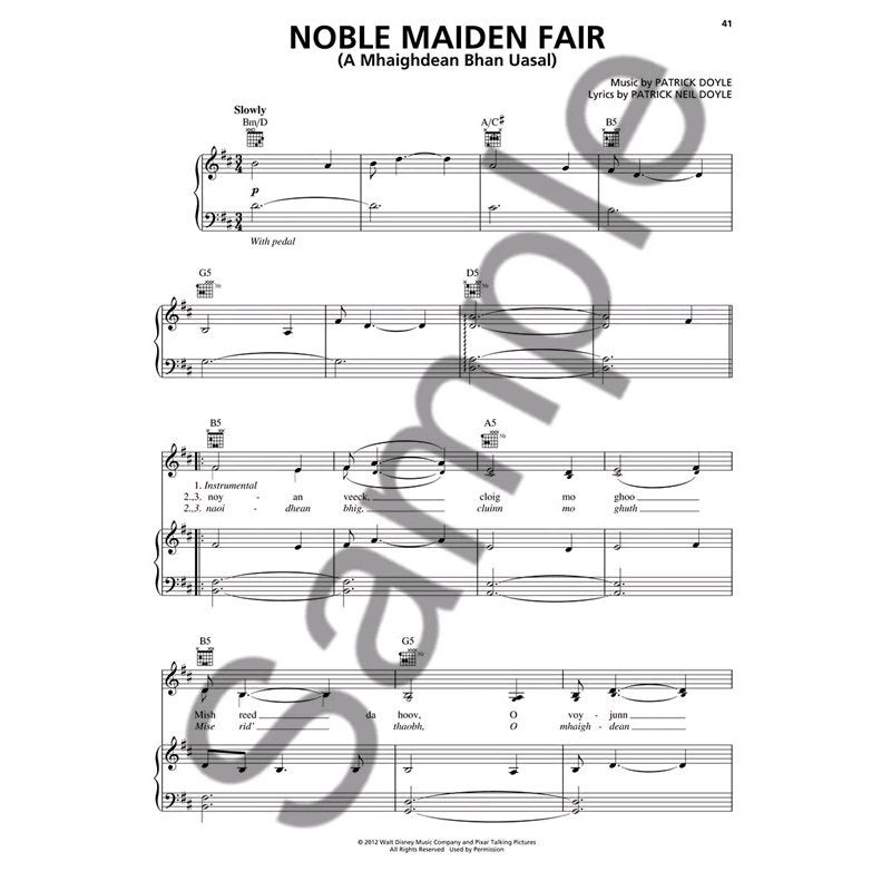 Hal Leonard - Brave - Music from the Motion Picture (PVG)